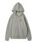 FACE PATCH AND LOGO ZIP UP SWEAT HOODIE