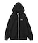 FACE PATCH AND LOGO ZIP UP SWEAT HOODIE