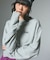 FACE PATCH AND LOGO CREWNECK SWEAT TOP