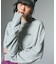 FACE PATCH AND LOGO CREWNECK SWEAT TOP