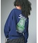FACE PATCH AND LOGO CREWNECK SWEAT TOP