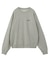 FACE PATCH AND LOGO CREWNECK SWEAT TOP