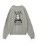 FACE PATCH AND LOGO CREWNECK SWEAT TOP