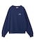 FACE PATCH AND LOGO CREWNECK SWEAT TOP