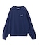 FACE PATCH AND LOGO CREWNECK SWEAT TOP