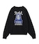 FACE PATCH AND LOGO CREWNECK SWEAT TOP