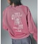 MIX LOGO & FACE FADED CREWNECK SWEAT TOP