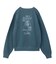 MIX LOGO & FACE FADED CREWNECK SWEAT TOP