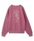 MIX LOGO & FACE FADED CREWNECK SWEAT TOP