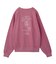MIX LOGO & FACE FADED CREWNECK SWEAT TOP