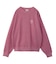 MIX LOGO & FACE FADED CREWNECK SWEAT TOP