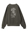 MIX LOGO & FACE FADED CREWNECK SWEAT TOP