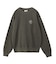 MIX LOGO & FACE FADED CREWNECK SWEAT TOP