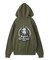 MESSAGE AND FACE ZIP UP SWEAT HOODIE
