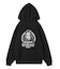 MESSAGE AND FACE ZIP UP SWEAT HOODIE