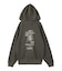 MIX LOGO & FACE FADED ZIP UP SWEAT HOODIE