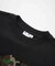 RHINESTONE CAMO LOGO SWEAT TOP