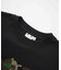 RHINESTONE CAMO LOGO SWEAT TOP