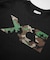 RHINESTONE CAMO LOGO SWEAT TOP