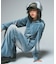 FADED VELOUR COMPACT ZIP UP HOODIE