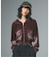 FADED VELOUR COMPACT ZIP UP HOODIE
