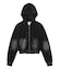 FADED VELOUR COMPACT ZIP UP HOODIE