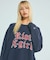X-girl x Champion REVERSE WEAVE R FADED LOGO SWEAT TOP