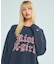X-girl x Champion REVERSE WEAVE R FADED LOGO SWEAT TOP
