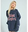 X-girl x Champion REVERSE WEAVE R FADED LOGO SWEAT TOP