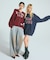 X-girl x Champion REVERSE WEAVE R FADED LOGO SWEAT TOP