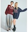 X-girl x Champion REVERSE WEAVE R FADED LOGO SWEAT TOP