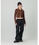 DOUBLE ZIP UP COMPACT CARDIGAN