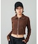 DOUBLE ZIP UP COMPACT CARDIGAN