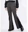 FAUX SUEDE FLARE PANTS