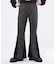 FAUX SUEDE FLARE PANTS