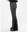 FAUX SUEDE FLARE PANTS