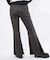 FAUX SUEDE FLARE PANTS