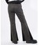 FAUX SUEDE FLARE PANTS