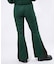 FAUX SUEDE FLARE PANTS