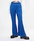 CREPE LETTUCE EDGE FLARE EASY PANTS