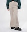 CREPE LETTUCE EDGE FLARE EASY PANTS