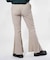CREPE LETTUCE EDGE FLARE EASY PANTS
