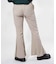 CREPE LETTUCE EDGE FLARE EASY PANTS