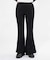 CREPE LETTUCE EDGE FLARE EASY PANTS