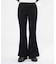 CREPE LETTUCE EDGE FLARE EASY PANTS
