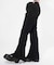 CREPE LETTUCE EDGE FLARE EASY PANTS