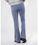WIDE RIB FLARE PANTS