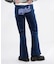 VELOUR FLARE PANTS