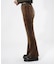 VELOUR FLARE PANTS