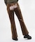 VELOUR FLARE PANTS